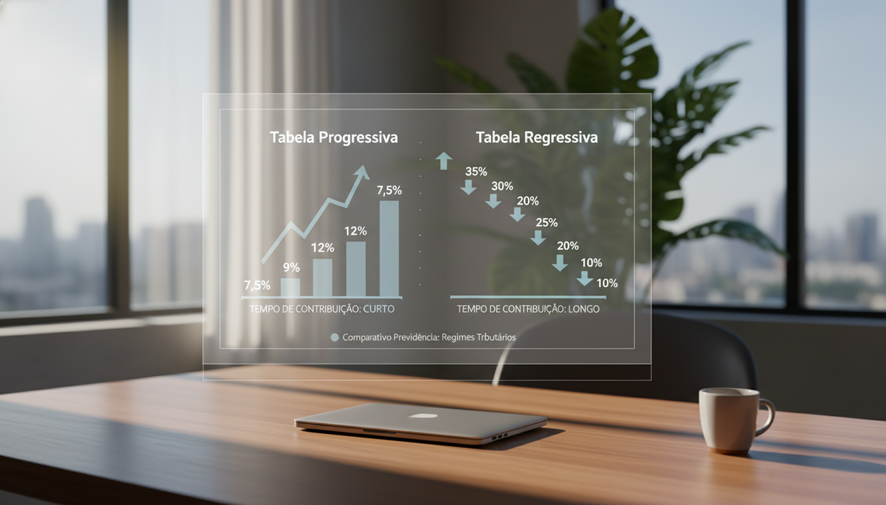 Tabela Progressiva vs Regressiva na Previdência: Qual Escolher