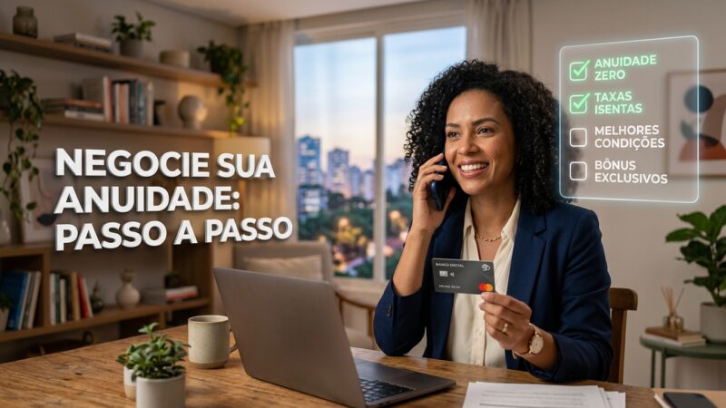 Como Negociar Anuidade de Cartão de Crédito e Isentar Taxas Passo a Passo